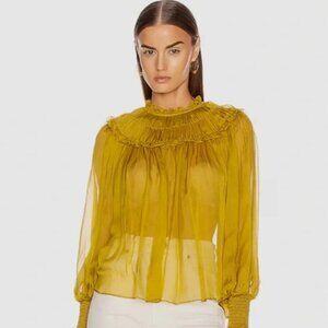 Ulla Johnson Arabella Top 100% Silk